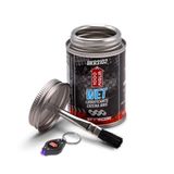 1000 Miglia BKR 3102-120 ml Can, Wet Lube Bike Chain, for Wet and Muddy Weather Conditions, Brush included