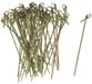 Gerimport Hapjes/sate prikkers/spiesjes - bamboe hout - 48x stuks - 15 cm - hittebestendig - amuse/bbq/feestje - cocktailprikkers