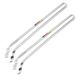 Westmark 2x Worst- en Serveertang – Met golvende en gebogen lepels, RVS, lengte elk 33,9 cm – zilver
