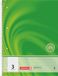 BRUNNEN Bloc-notes Premium | A4, lignage 3, 40 feuilles, vert