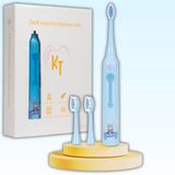 DeKindertandenborstel KT - Beer - Elektrische tandenborstel kind - Blauw - Sonische elektrische kindertandenborstel