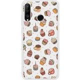 P30 Lite Cupcake vintage bedrukt siliconen hoesje
