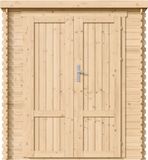 Timbela M309F1+M309G - Houten tuinhuis - 3,53 m² - 204x204xH206 cm - met vloer