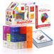 Playmags Brainy Cube met Brainy Cube Challenge Cards, bouwstenen voor Creative Open-Ended Play, educatief speelgoed voor kinderen van 3 jaar +