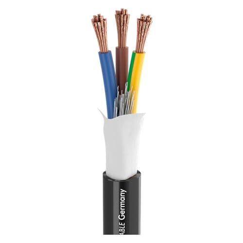 Hicon Sommer Cable 700-0241-0325AQ Installatiekabel PUR 3 x 2.5 mm² + 3 x 2.5 mm² Zwart per meter