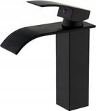 Viking Choice Wastafelkraan Badkamer - Zwart - Messing - 18cm