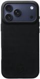 Rosso Elite Hoesje Geschikt voor iPhone 17 Pro | Compatibel met MagSafe / Qi2 | Echt Leer Back Cover | Beschermhoes | Zwart