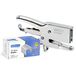 Rapesco 1305 HD-73 handnietmachine met 2000 nietjes, 73/10 mm, chroom