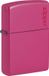 Zippo Frequency Lighter with Logo, Pink Metal, Refillable Gas Lighter