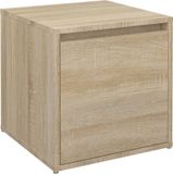 Syfax Sonoma Eiken Opbergbox met lade 40,5x40x40 cm