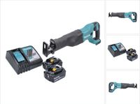 Makita DJR 186 RG accu reciprozaag sabelszaag 18 V + 2x accu 6,0 Ah + oplader