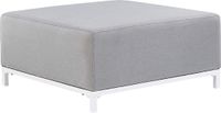 Beliani ROVIGO Ottomaan - Lichtgrijs - Industrieel - Polyester