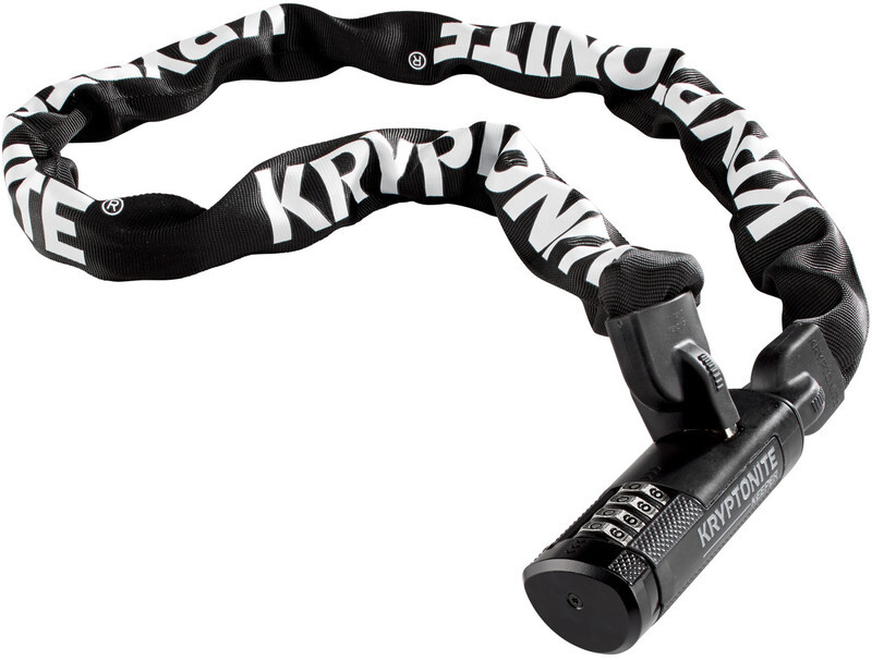 Kryptonite Keeper 790 Combo I.C. Fietsslot 90cm wit/zwart