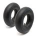 Wiltec Lot de 2x Chambre à air 13x5.00-6 pour pneu de tracteur à pelouse – 320 x 320 x 110 mm – Valve droite TR13 – Capacité de charge max. 145 kg – Pour Roue Tondeuse à gazon Brouette Chariot Diable