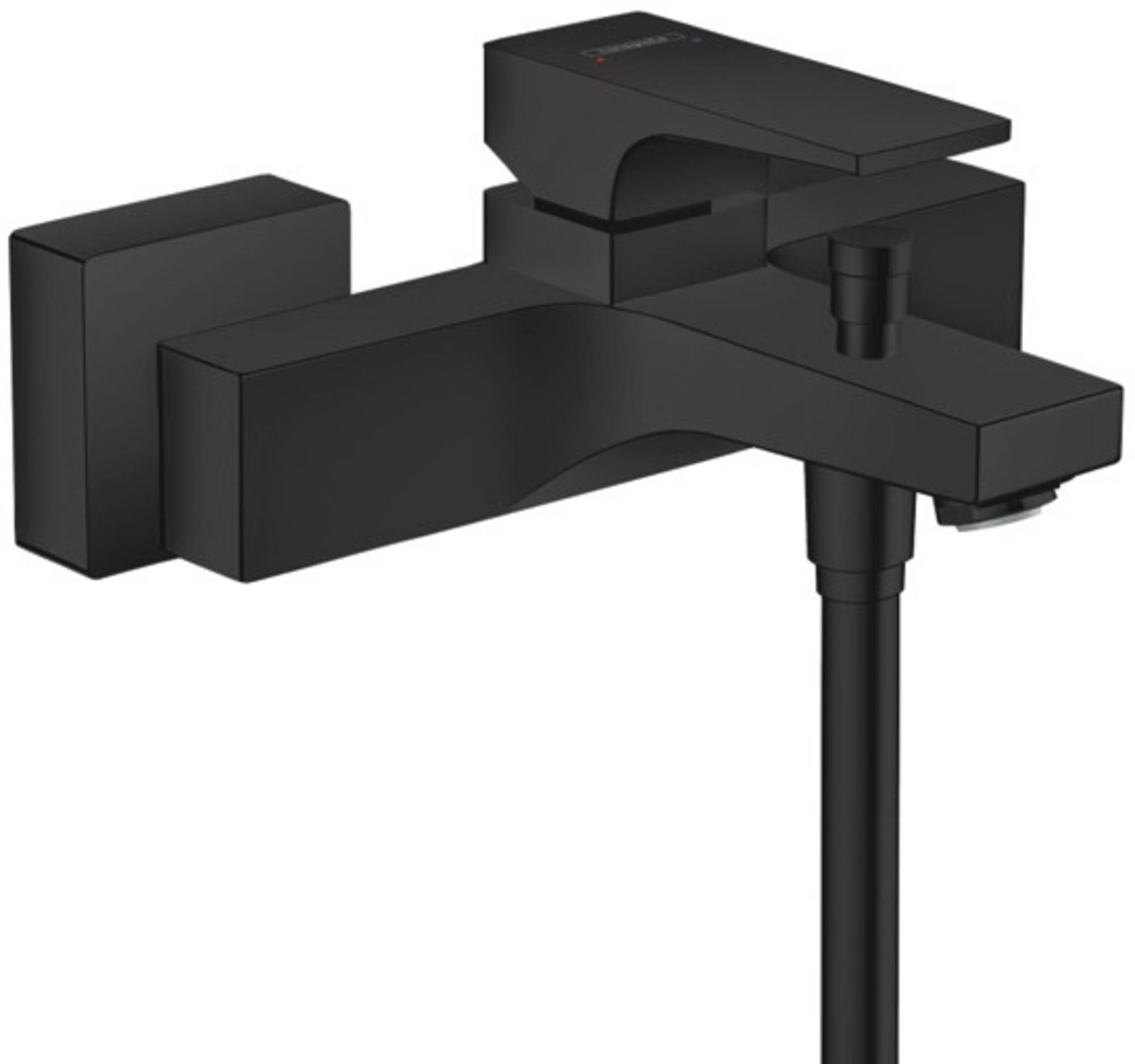 Hansgrohe Metropol badkraan met omstel mat zwart