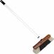 Buemag Houten binnenbezem 28 cm inclusief metalen telescoopsteel wit/bruin 80 - 130 cm