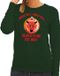 Bellatio Decorations Shoppartners Bv Foute kersttrui / sweater voor dames - groen - Duivel Jingle Hell M