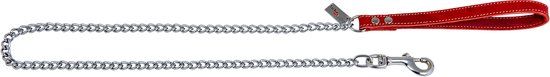 Jack And Vanilla - Leibanden - Vetleder Kettinglijn - Rood - 16mmx110cm - Hondenriem