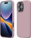 kwmobile hoesje geschikt voor Apple iPhone 16 Pro - Hoesje met sans silicones coating - Smartphone case in mauve