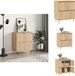 vidaXL Dressoir 60x35x70 cm Bewerkt Hout Sonoma Eikenkleurig