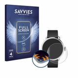 Savvies Screenprotector voor Withings ScanWatch 2 (38 mm) - Folie Beschermfolie transparant volledig dekking 4 Stuks