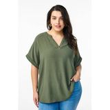 Zizzi top kaki