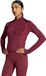 Adidas Performance Primelift Essentials Shine Workoutjack Met Rits - Dames - Bordeaux