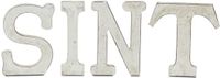 Loberon Decoratieletters Sint crème