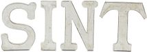 Loberon Decoratieletters Sint crème