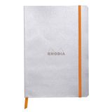Rhodia Softcover Notitieboek A5 Gelijnd Zilver