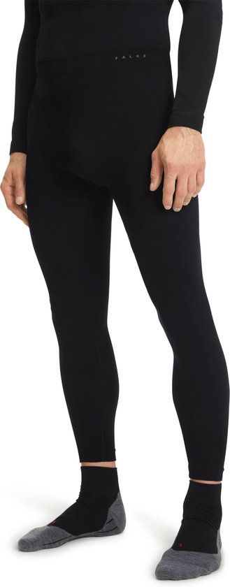 FALKE Warm Long Tights sneldrogend functioneel lang functioneel ondergoed heren zwart - maat L