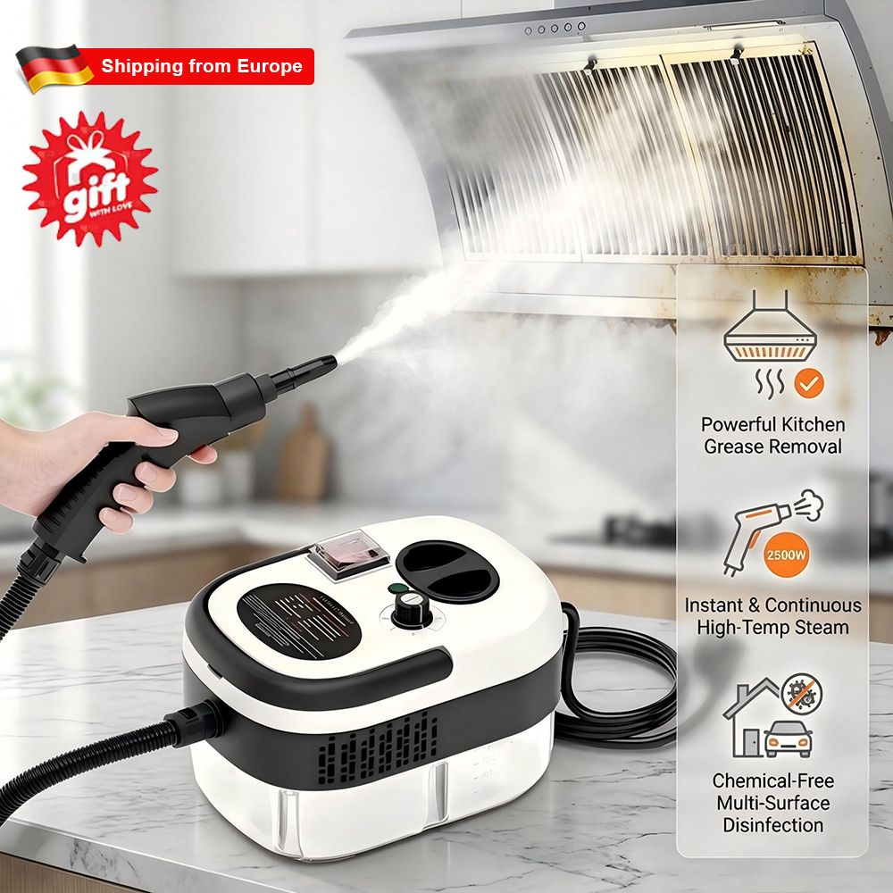 MDHL 2500W Stoomreiniger Hoge Temperatuur Sterilisatie Drukreiniger voor Thuis, Vloer, Auto, Keuken, Airconditioning