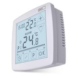 EMOS - Digitale kamerthermostaat met OpenTherm - Programmeerbaar, bekabeld 230 V - Verwarming/koelsystemen met bodemsensor - Temperatuurregeling 7-30 °C - Opbouwmontage