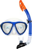Waimea Duikbril met Snorkel Siliconen - Senior - Zwart/Blauw