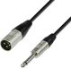 Adam Hall K4 MMP 0300 3m XLR (3-pin) 6.35mm Zwart, Zilver audio kabel