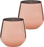 Bar Professional Tumblers Copper Set of 2