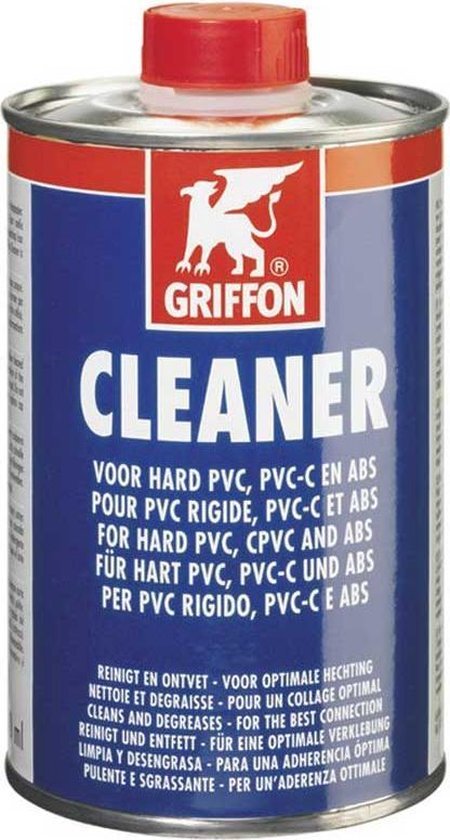 GRIFFON GRIF rein mid PVC reiniger Cleaner, 1L, blik (pot) Voor het lijmen en kitten van PVC