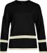 Vila Trui Viril O-neck Oversize L/s Knit Top- 14112403 Black/slnm Dames Maat - L