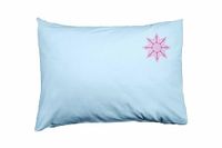 Bona Basics Decoratieve kussenhoes Lichtblauw 50x35 cm