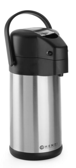 Hendi Pompkan RVS 3 Liter LUXE VERSIE - 8711369445877