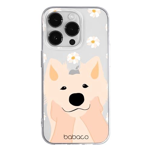 BABACO ERT GROUP mobiel telefoonhoesje voor Apple Iphone 14 PRO MAX origineel en officieel erkend Babaco patroon Dogs 010 optimaal aangepast aan de vorm van de mobiele telefoon, gedeeltelijk bedrukt