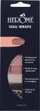 Herome Nail Wraps Pink Vintage Pattern - Nagelstickers - Nail Art - Zonder Droogtijd - 2x10 stickers