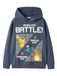 NAME IT Sweatshirt 'NKMJOL POKEMON' navy / azuur / geel / wit