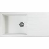 STRADOUR CUBE ingebouwde spoelbak, in SMC WHITE UNI - 17, 1 kom, maat 100 * 50 cm, handmatig afval