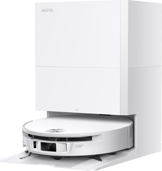 Mova S70 Roller Robotstofzuiger met HydroForce Dweilfunctie | 28.000Pa | Zelfreinigend | Automatisch Legen | 90mm Ultraslank Design