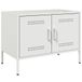 VidaXL TV-meubel 68x39x50,5 cm staal wit