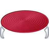 Westmark Schoteletagère, opvouwbaar, magnetronbestendig, kunststof, rood/wit, 22492270