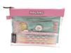 C Y P BRANDS EVOLUTION S.L. Molang, set de papeterie, accessoires de papeterie, clips, trousse, surligneur, stylo effaçable, fleur, rose, produit officiel
