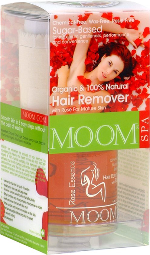 MOOM Rose - Hars kit voor de droge huid - 100% natuurlijk