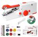 Machine à coudre, électrique, portable, avec connexion USB/batterie, adapté aux débutants